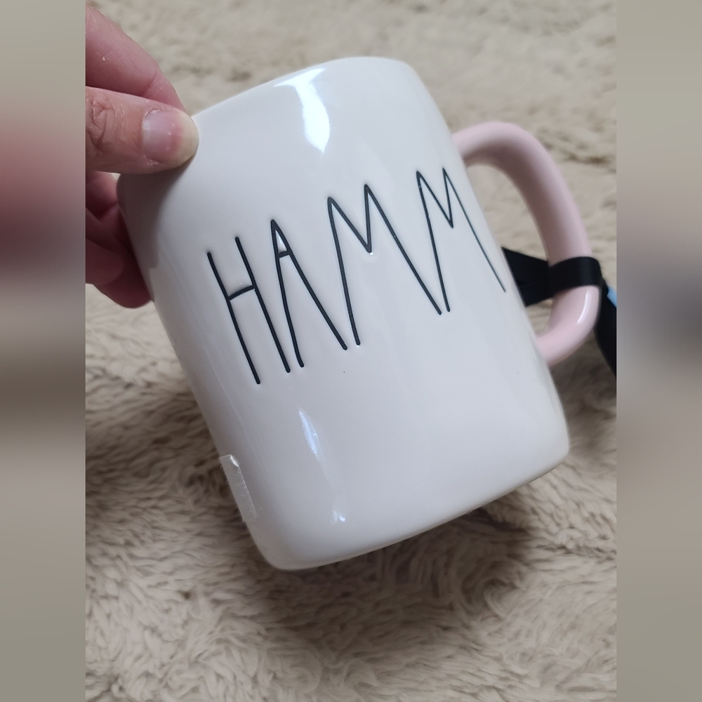 Vintage Rae Dunn Cute Pink Pig Mug with Lid, Pixar Colab Hamm With Tags - Picture 4 of 14